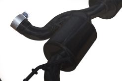 Injen 07-17 Jeep Wrangler JK 3.6L/3.8L 63mm Stealth Black Axle-back Exhaust w/ 4in Black Tips - Image 4