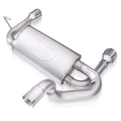 Alternative view of Stainless Works 2018+ Jeep Wrangler JL 304SS Factory Connect 2.5in Axle Back Exhaust System