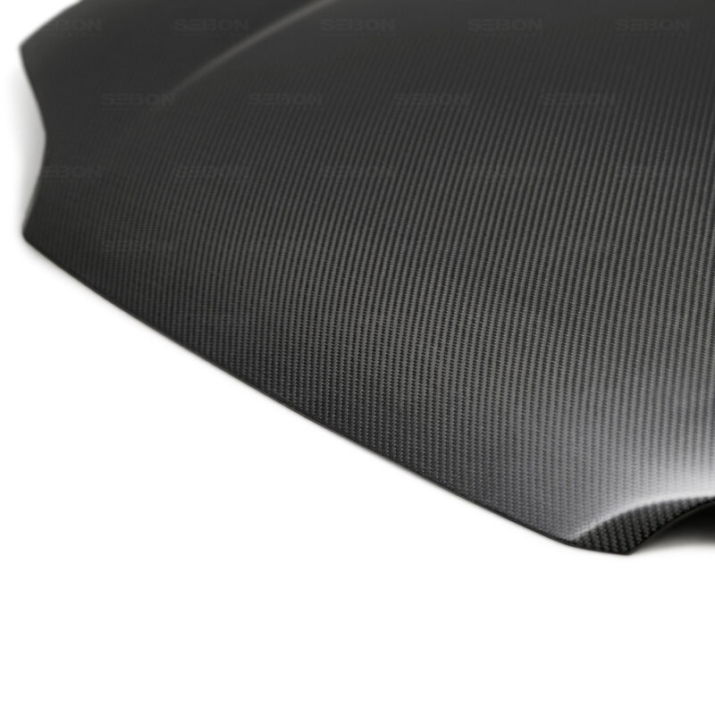 Seibon 1992-1995 Honda Civic Coupe OEM-Style Dry Carbon Fiber Hood - Image 3