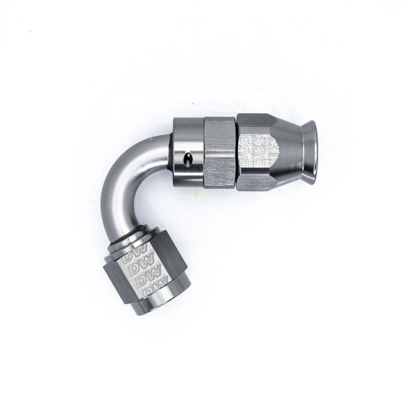 DeatschWerks 6AN Female Flare Swivel 120-degree Hose End - PTFE - Image 2
