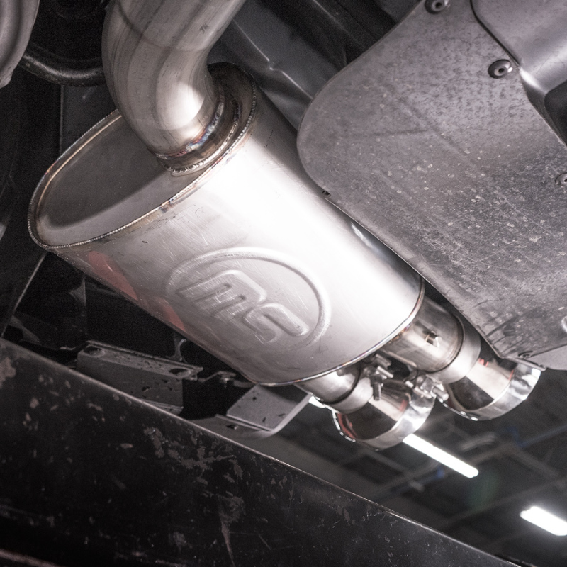 Stainless Works 2020 Ford GT500 Legend Catback X-Pipe Exhaust Factory Connect - Polished Tips - Image 13