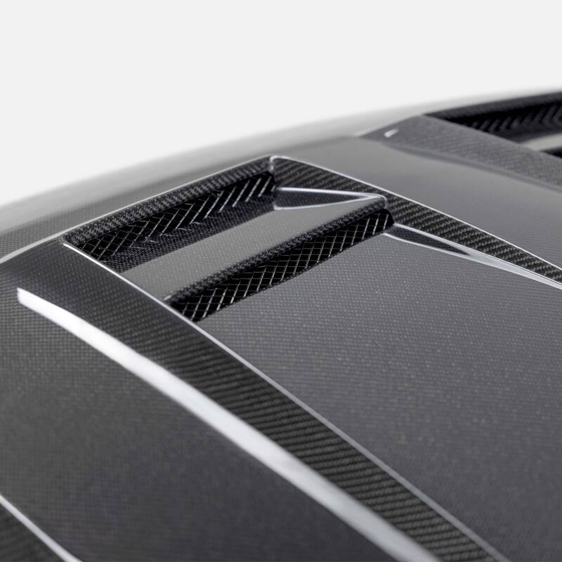 Seibon 2022-2023 Volkswagen Golf GTI/R DV-Style Carbon Fiber Hood - Image 6