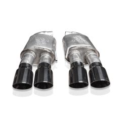 Stainless Works 18-21 Mustang GT Axleback Redline Exhaust - Black Tips - Image 3