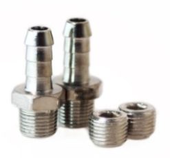 Alternative view of Turbosmart WG50/60 1/8NPT - 6MM Hose Tail Fitting Kit w/ Plug