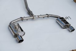 Alternative view of Invidia 2022+ Honda Civic Si (1.5T) 70mm Q300 Cat Back Exhaust - Rolled SS Tips