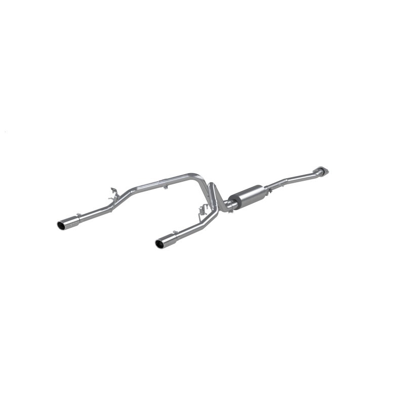 MBRP 2003-2007 Chev/GMC 1500 Classic 4.8/5.3L EC/CC-SB Cat Back Dual Split Rear - Image 2
