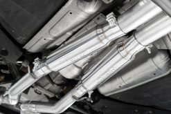 MBRP 17+ Infiniti Q60 3.0L RWD/AWD 3in Cat-Back Dual Split Rear Street Version w/4.5in OD Tips -T304 - Image 4