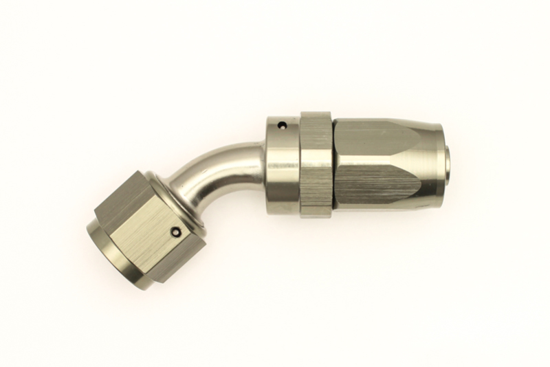 DeatschWerks 8AN Female Swivel 45-Degree Hose End CPE - Image 5