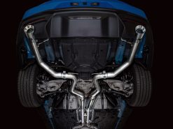 AWE 2024 Ford Mustang GT Fastback S650 RWD Track Edition Catback Exhaust w/ Dual Chrome Silver Tips - Image 8