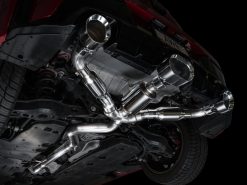 AWE 23-24 Toyota GR Corolla Track Edition Catback Exhaust - Chrome Silver Tips - Image 6