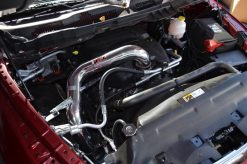 Alternative view of Injen 09-12 Dodge Ram 1500 5.7L V8 Hemi Wrinkle Black Power-Flow Air Intake System w/ MR Tech