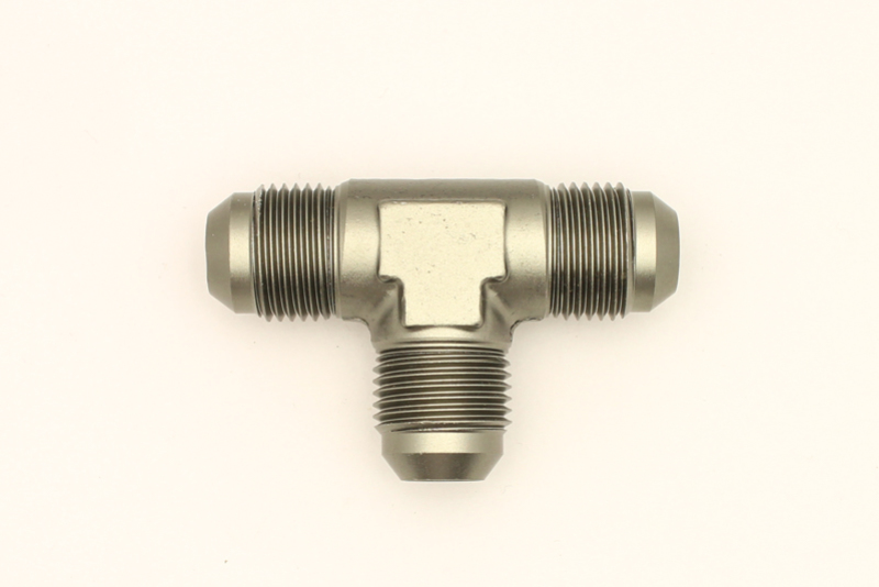 DeatschWerks 8AN Male Flare + 8AN Male Flare To 8AN Male Flare Tee Fitting - Image 5