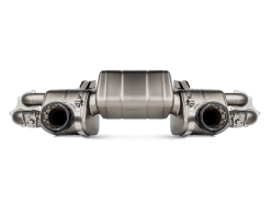 Alternative view of Akrapovic 2020+ Porsche Cayman GT4 (718) Slip-On Race Line (Titanium) (Req Tips / Option 2)