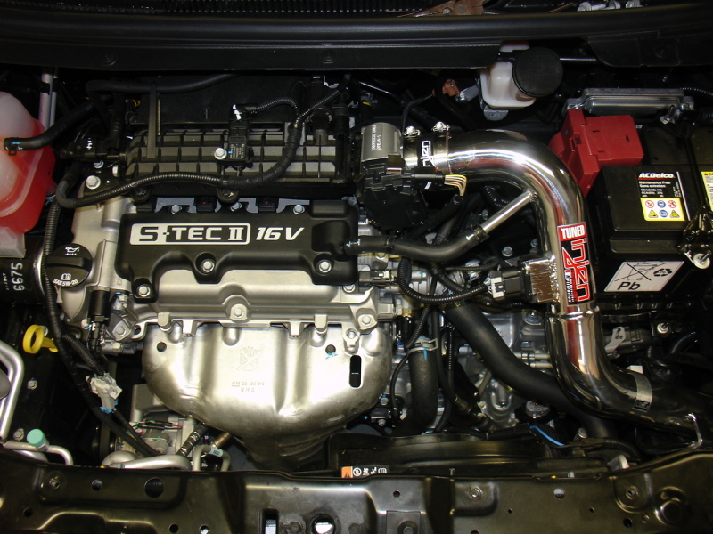 Injen 11-15 Chevrolet Spark 1.2L 4cyl Polished Cold Air Intake w/ MR Tech & Super Nano-Web Dry - Image 3