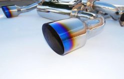Alternative view of Invidia 02-08 Nissan 350z Gemini Single Layer Titanium Tip Cat-back Exhaust