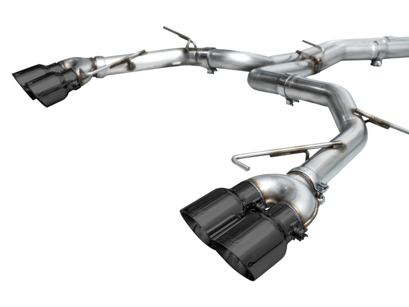 AWE Tuning 19-23 Audi C8 S6/S7 2.9T V6 AWD Track Edition Exhaust - Diamond Black Tips - Image 12