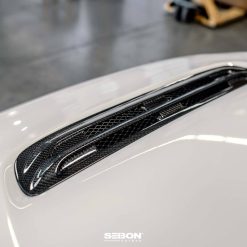 Seibon 2023 Honda Civic Type R Carbon Fiber Hood Scoop - Image 5