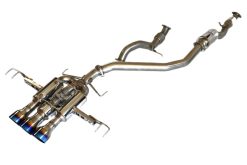 Invidia 22+ HONDA CIVIC TYPE-R FL5 R400 SINGLE LAYER TI TIP FULL CAT-BACK (NON POLISH PIPE) - Image 3