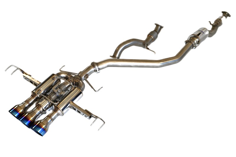 Invidia 22+ HONDA CIVIC TYPE-R FL5 R400 SINGLE LAYER TI TIP FULL CAT-BACK (NON POLISH PIPE) - Image 3