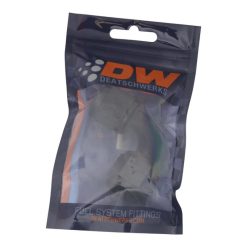 Alternative view of DeatschWerks 10AN Flare Female Swivel 90-Degree to 10AN Flare Female Swivel - Anodized Matte Black
