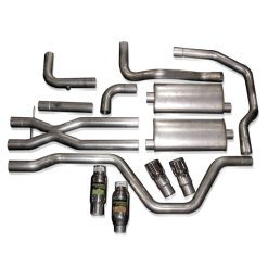 Alternative view of Stainless Works Chevy SSR 2003-2006 Exhaust True Dual Catted