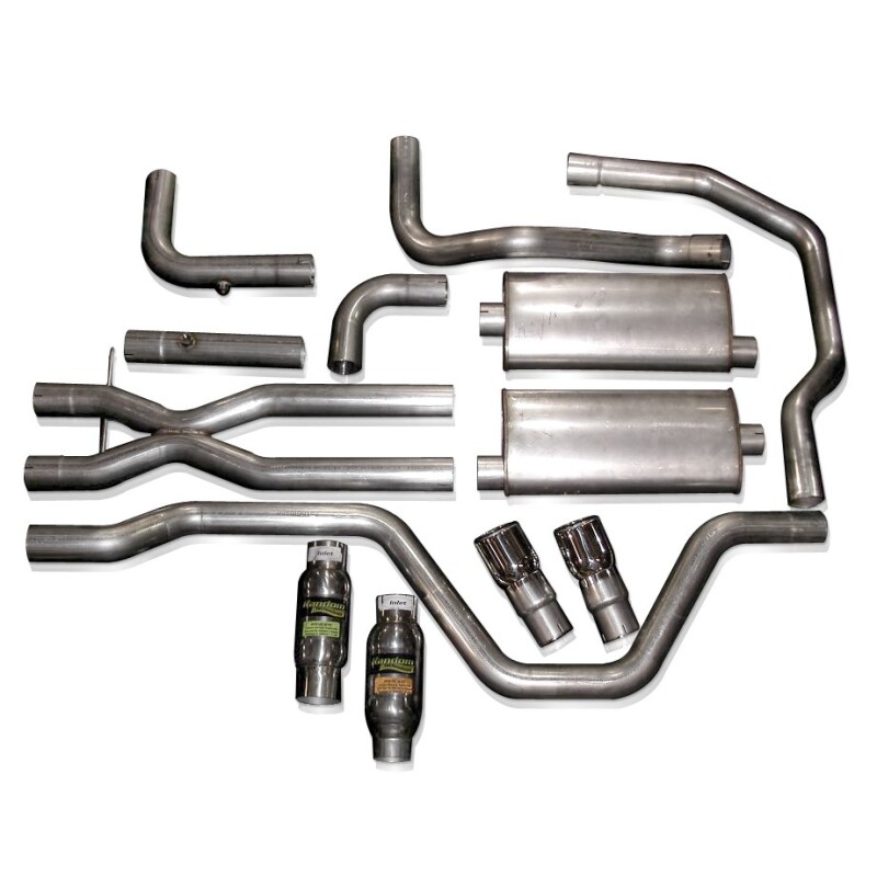 Stainless Works Chevy SSR 2003-2006 Exhaust True Dual Catted - Image 2