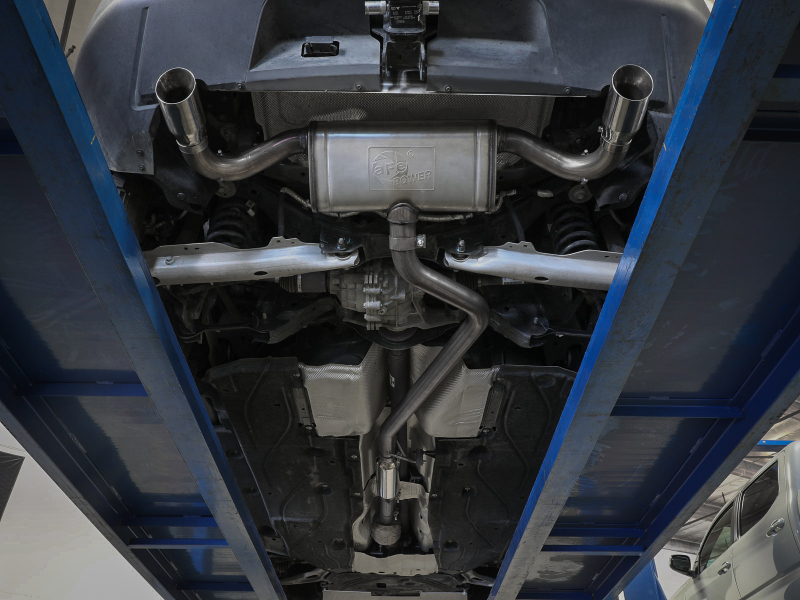 aFe Ford Bronco Sport 21-22 L3-1.5L (t)/L4-2.0L (t) Vulcan Cat-Back Exhaust System- Carbon Tips - Image 6