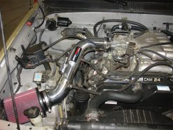 Injen 99-04 4Runner Tacoma 3.4L V6 only Wrinkle Black Power-Flow Air Intake System - Image 4