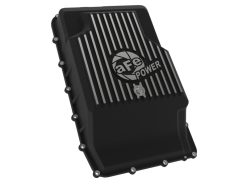 aFe 17-24 Ford F-150 10R60/10R80 Pro Series Rear Transmission Pan Black w/ Machined Fins - Image 3