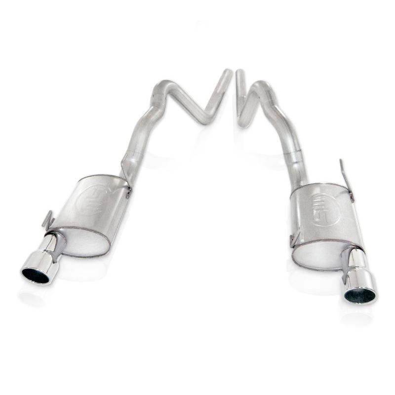 Stainless Works 2007-10 Shelby GT500 3in Catback Chambered Mufflers - Image 2
