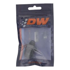 Alternative view of DeatschWerks 10AN Male Flare to 6AN Male Flare Reducer Straight - Anodized Matte Black