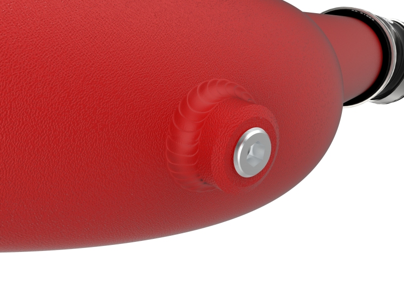 aFe 20-23 Ford Explorer ST V6 3.0L (tt) BladeRunner 2-3/4in Aluminum Cold Charge Pipe - Red - Image 4
