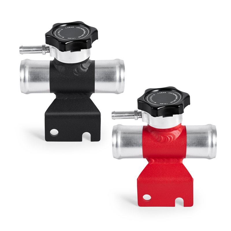 Mishimoto 08-15 Mitsubishi Lancer Evo X Coolant Fill Inlet - Red - Image 4