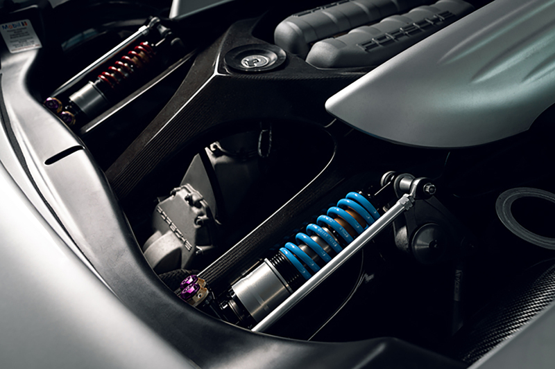 KW 04-05 Porsche Carrera GT Special Edition HLS4 V5 Coilover Kit w/ Red & Blue Springs - Image 20