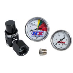 Alternative view of Snow Performance Billet Fixed (100PSI) CO2 Regulator w/Gauges