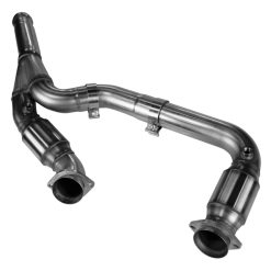 Kooks 14+ GM 1500 Series Truck 5.3L 3in x OEM Out GREEN Cat SS Y Pipe Kooks HDR Req - Image 3