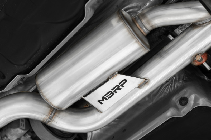 MBRP 15-19 VW Golf R 3 in Cat Back w/ 4 in OD Quad Carbon Fiber Tips - T304 - Image 5