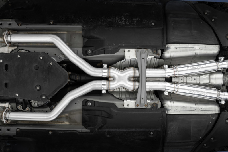 MBRP 16-22 Infiniti Q50 3.0L RWD/AWD 3in Cat-Back Dual Split Rear Street Version T304 - Image 2