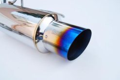 Alternative view of Invidia 92-99 Honda Civic EX/SI Models Only Coupe 60mm (101mm tip) Titanium Tip Cat-Back Exhaust