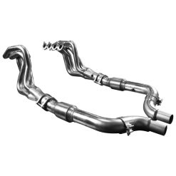 Alternative view of Kooks 2024 Ford Mustang GT V8 5.0L 1-7/8in SS Headers w/ Catted Connection Pipe