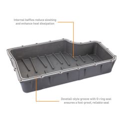 Mishimoto 2011+ Powerstroke 6R140 Transmission Pan - Cast - GR - Image 6