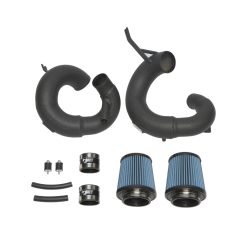 Alternative view of Injen 19-21 Genesis G70 V6-3.3L Twin Turbo SP Short Ram Air Intake System - Wrinkle Black