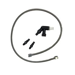 Alternative view of McLeod Line Assy Mustang 2005-Up 36in W/Male Wire Clip Fittings & Elbow Bleeder
