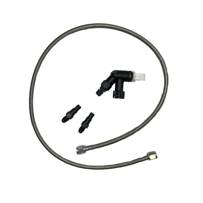 McLeod Line Assy Mustang 2005-Up 36in W/Male Wire Clip Fittings & Elbow Bleeder - Image 2