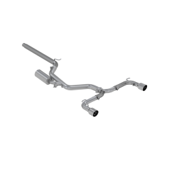 Alternative view of MBRP 15-20 VW 2.0L Turbo Golf GTI MK7 3in T304 Cat Back Exhaust w/ Dual Split Rear Exit