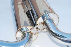 Invidia 07+ Infiniti G37 Coupe Gemini Rolled Titanium Tip Cat-back Exhaust - Image 3