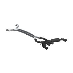 Alternative view of MBRP 16-19 Chevrolet Camaro SS 6 Speed 3in Dual Cat Back w/ 4.5in OD Tips - Black (Non NPP Models)