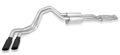 Alternative view of Stainless Works 20-21 Ford F-250/F-350 7.3L 304SS Redline Catback w/ 4in Matte Black Tips