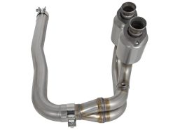 Alternative view of aFe Power Direct Fit Catalytic Converter Replacements Front 04-06 Jeep Wrangler (TJ/LJ) I6-4.0L