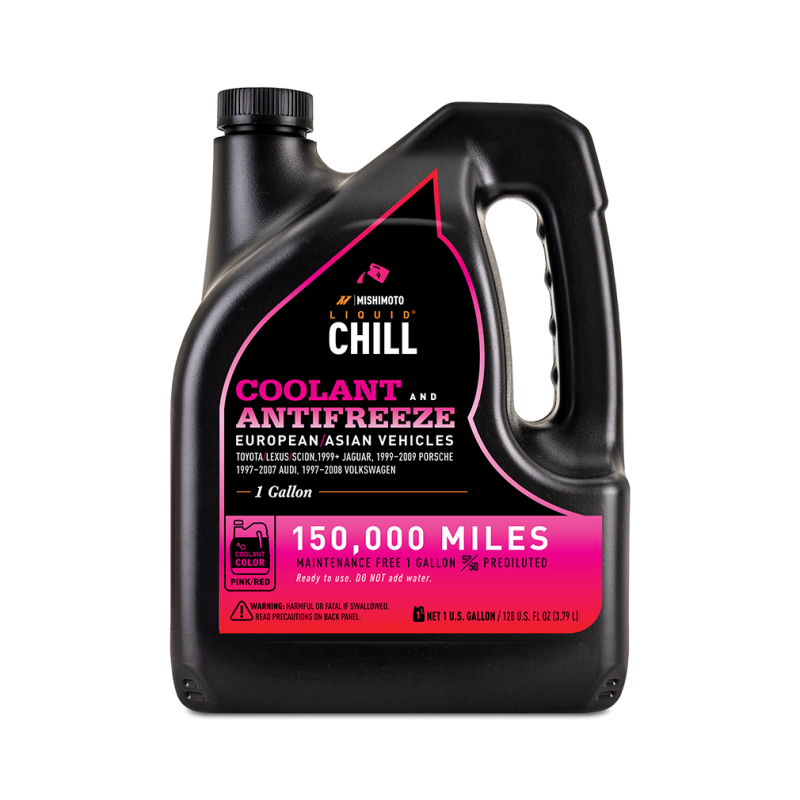 Mishimoto Liquid Chill EG Coolant, European/Asian Vehicles, Pink/Red - Image 2